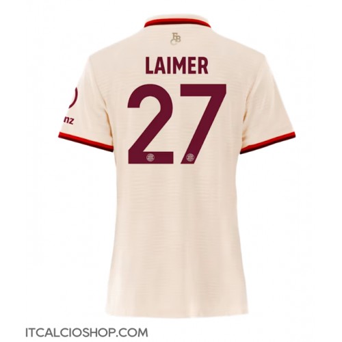 Bayern Munich Konrad Laimer #27 Terza Maglia Femmina 2024-25 Manica Corta